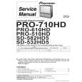 PIONEER PRO710HD Service Manual cover photo