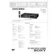 SONY SLVX10 Service Manual cover photo