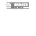 LUXMAN 600 Service Manual cover photo