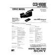 SONY CCDV800E Service Manual cover photo