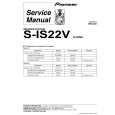 PIONEER IS-22DVD/DLXJ/NC Service Manual cover photo