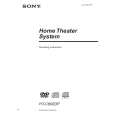 SONY HTC800DP Owner's Manual cover photo
