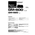 PIONEER GM600 Service Manual cover photo