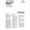 PIONEER CDXP1210 Owner's Manual cover photo