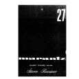 MARANTZ TWENTY SEVEN Service Manual cover photo