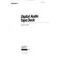 SONY DTC-59ES Owner's Manual cover photo