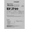 PIONEER SX-J720 Service Manual cover photo