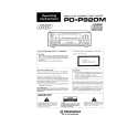 PIONEER PDP920M Owner's Manual cover photo