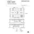 KENWOOD KAC5201 Service Manual cover photo