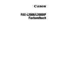 CANON FAX-L2000 Owner's Manual cover photo