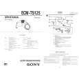 SONY ECMTS125 Service Manual cover photo