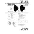 SONY XSL80C Service Manual cover photo
