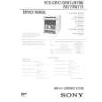 SONY MHCR300 Service Manual cover photo