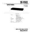 SONY SBV66S Service Manual cover photo