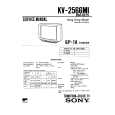 SONY KV2566MI Service Manual cover photo