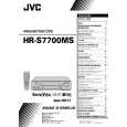JVC HRS7700MS Owner's Manual cover photo