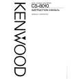 KENWOOD CS8010 Owner's Manual cover photo