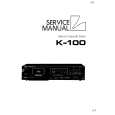 LUXMAN K-100 Service Manual cover photo