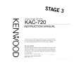 KENWOOD KAC720 Owner's Manual cover photo