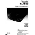 TECHNICS SLXP700 Owner's Manual cover photo