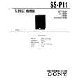 SONY SS-P11 Service Manual cover photo