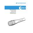 SENNHEISER E 965 Owner's Manual cover photo