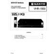 SANYO VHR1500 Service Manual cover photo