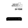 LUXMAN D102 Service Manual cover photo