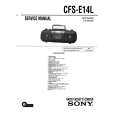 SONY CFS-E14L Service Manual cover photo