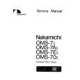 NAKAMICHI OMS70II Service Manual cover photo