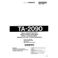 ONKYO TA-2090 Owner's Manual cover photo