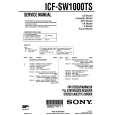 SONY ICFSW1000TS Service Manual cover photo