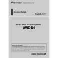 PIONEER AVIC-N4/XU/UC Owner's Manual cover photo