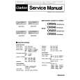 CLARION CRX45 Service Manual cover photo