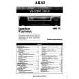 AKAI VS-G2DPL EOG-D Owner's Manual cover photo