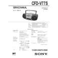 SONY CFDV77S Service Manual cover photo