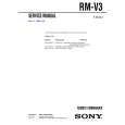 SONY RMV3 Service Manual cover photo