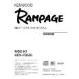 KENWOOD KDX-FG550 Owner's Manual cover photo