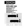 DENON DCD595 Owner's Manual cover photo