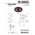 SONY XSV4642A Service Manual cover photo