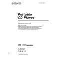 SONY D-E880 Owner's Manual cover photo