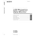 SONY KL-X9200J Owner's Manual cover photo