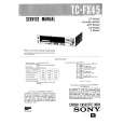 SONY TC-FX45 Service Manual cover photo