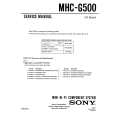 SONY MHC-G500 Service Manual cover photo