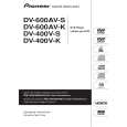 PIONEER DV-600AV-K Owner's Manual cover photo