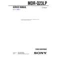 SONY MDRQ23LP Service Manual cover photo