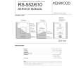 KENWOOD RS552 Service Manual cover photo