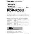 PIONEER PDP-R03U Service Manual cover photo