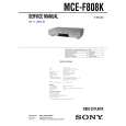 SONY MCEF808K Service Manual cover photo