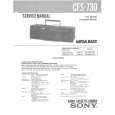 SONY CFS730 Service Manual cover photo